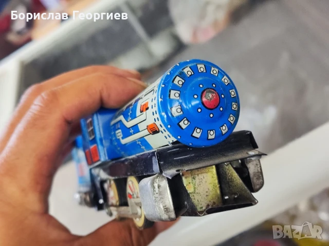 Стара ламаринена играчка влак, снимка 5 - Колекции - 50850487