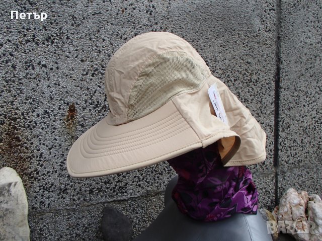 Продавам лятна бързосъхнеща лека шапка с голяма козирка и покривало за врата, снимка 2 - Шапки - 28022893