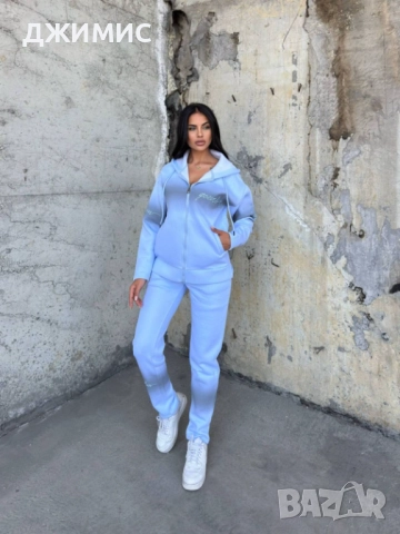  Сет,Красив ватиран спортен дамски комплект в 