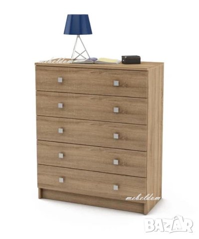 Скрин 70см. с 5 чекмеджета(код-6619), снимка 2 - Скринове - 40852195