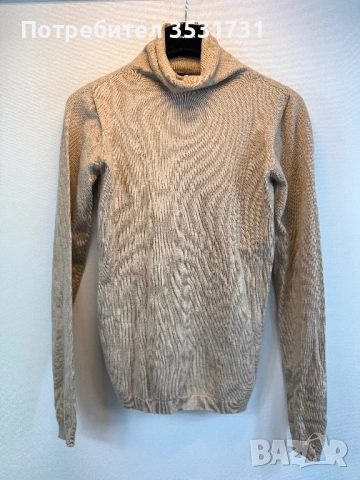 Max Mara weekend поло от вълна бежово