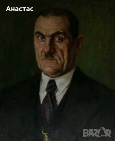 Портрет на худ. Димитър Арнаудов 1912-1998. , снимка 1 - Картини - 28447260