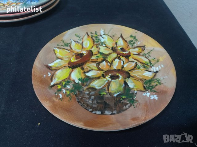 Рисувана чиния - №4, снимка 2 - Чинии - 40441305