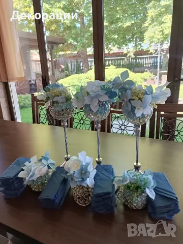 украса са коледен банкет,фирмено парти, рожден ден, Юбилей, кръщене , снимка 15 - Декорация - 43144954