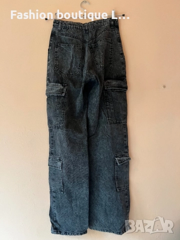 Calliope Дамски тъмно сиви дънки с джобове S размер 👖, снимка 6 - Дънки - 52856410