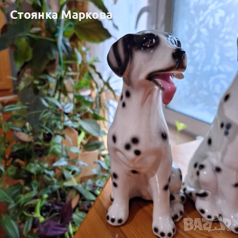 Две керамични кучета, снимка 5 - Декорация за дома - 53468358