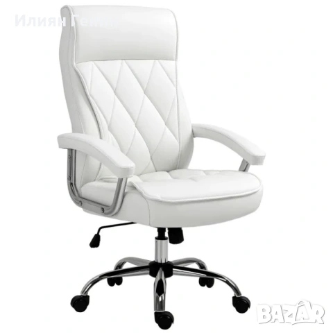 Офис стол Vinsetto, ергономичен бюро стол, снимка 10 - Столове - 53461295