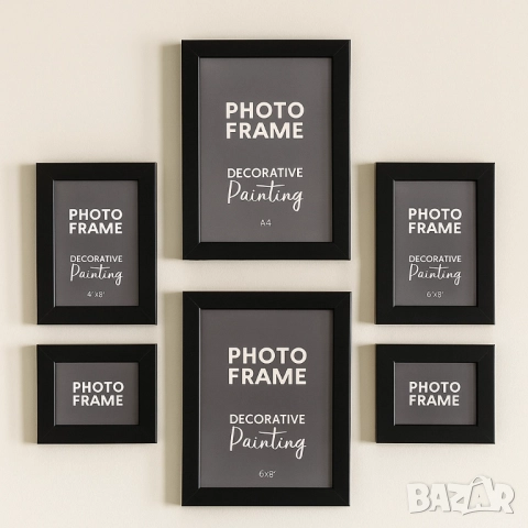 Комплект рамки за снимки в различни размери, снимка 6 - Други стоки за дома - 51947888