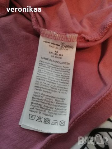 Оригинална тениска Tom Tailor, снимка 4 - Тениски - 26573344