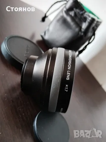 SONY Преобразуващ телеобектив VCL-HG1737C Japan, снимка 6 - Обективи и филтри - 49780475