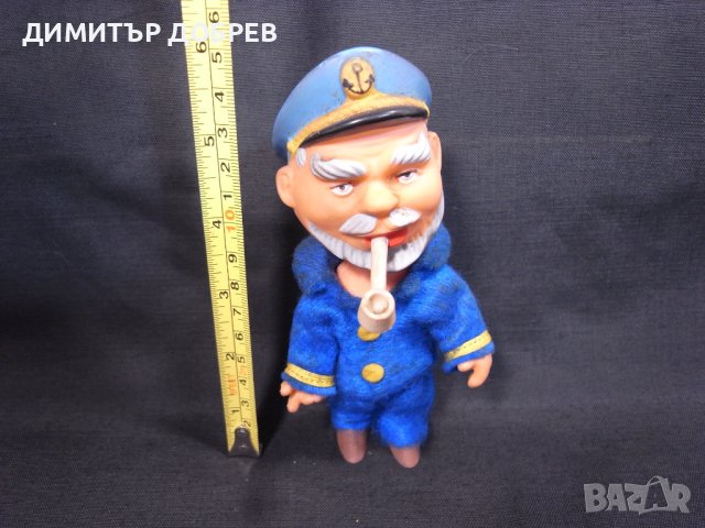 СТАРА РЕТРО СОЦ ГДР ГУМЕНА ИГРАЧКА КАПИТАН БРИЗ, снимка 6 - Колекции - 43309568