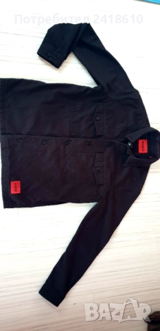 Hugo Boss HUGO Enalu Mens Jacket Size S / M  Пролет - Есен ОРИГИНАЛ! Мъжко Яке - Тип Риза!, снимка 17 - Якета - 52399566