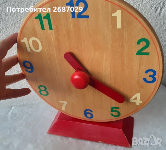 Часовник от дърво за обучение от Икеа