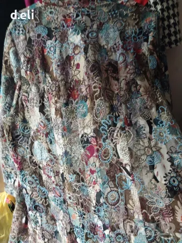 Silre Scholz 🇺🇸 Size L-XL  Дълга флорална риза, снимка 2 - Ризи - 48460628