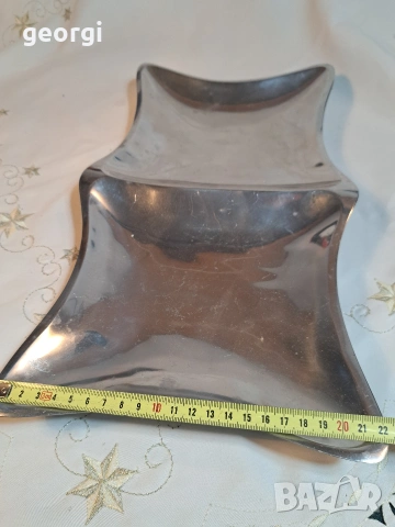 голямо дизайнерско алуминиево плато, фруктиера N.N.P. Sneek 32/4, снимка 6 - Форми - 53184408