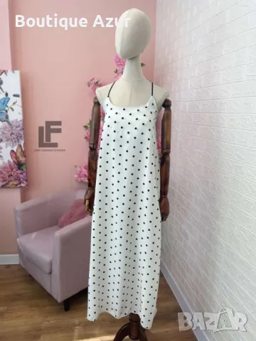 Рокля LFS Lovely Satin White  , снимка 2 - Рокли - 50329424