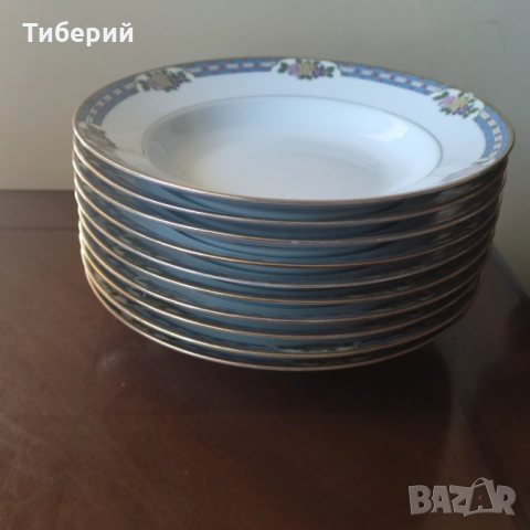Порцеланови чинии дълбоки Limoges, снимка 5 - Чинии - 52230974