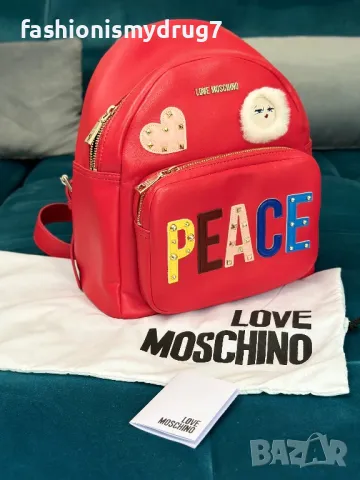 LOVE MOSCHINO нова кожена раница, снимка 1