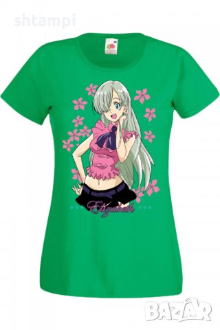 Дамска тениска The Seven Deadly Sins Elizabeth Liones,Анимация,игра,Празник,Повод., снимка 7 - Тениски - 38074755