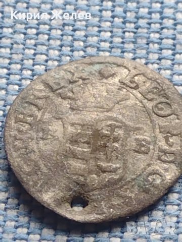 Сребърна монета дуариус 1604г. Леополд първи Кремниц Унгария 13661, снимка 6 - Нумизматика и бонистика - 42968538