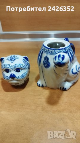 Порцеланов чайник, котка, снимка 5 - Други - 38025124