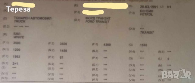 Форд Транзит Ford Transit на Части, снимка 3 - Бусове и автобуси - 44113884