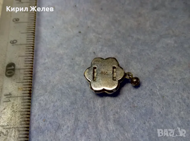 СТАРИННА СРЕБЪРНА ЗАКОПЧАЛКА СРЕБРО 835 РЯДЪК МОДЕЛ КАРАБИНКА За РЕТРО ОГЪРЛИЦА КОЛИЕ ГЕРДАН 49347, снимка 4 - Антикварни и старинни предмети - 49601395