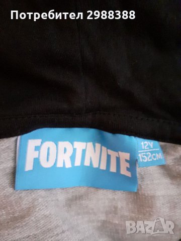 Детски сутшър с качулка на Fortnite, снимка 3 - Детски анцузи и суичери - 32878010