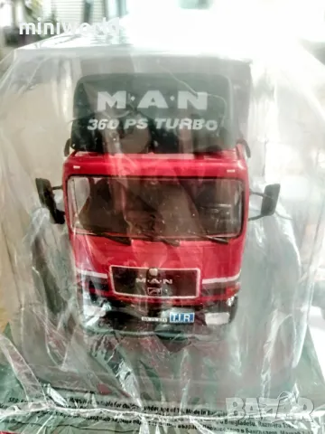 MAN F8 - мащаб 1:43 на DeAgostini моделът е нов в блистер, снимка 2 - Колекции - 50436646