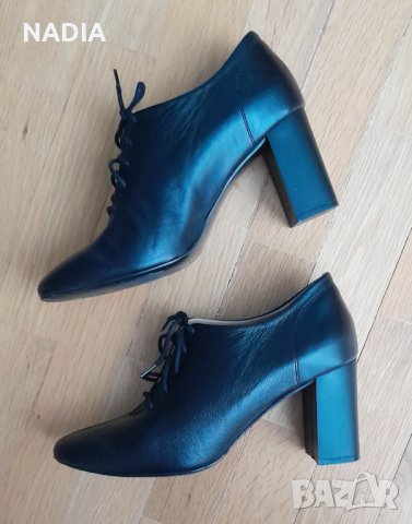 Daris черни обувки от естествена кожа, снимка 4 - Дамски обувки на ток - 42945045