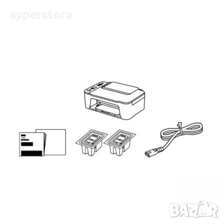 Принтер Мастиленоструен Мултифункционален 3 в 1 Цветен Canon PIXMA TS3451  Копир Принтер и Скенер, снимка 4 - Принтери, копири, скенери - 33567087