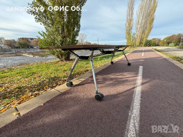 Страхотна конферентна маса сгъваема подвижна ролбар на колелца;, снимка 14 - Маси - 53067494