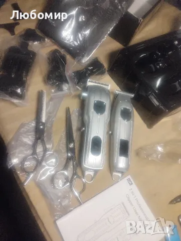  CkeyiN Машинка за подстригване за мъже Професионална безжична бръснарска

, снимка 2 - Машинки за подстригване - 48064284