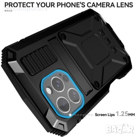 Apple iPhone 16 Pro R-JUST Life Удароустойчив/Водоустойчив Калъф и Протектор, снимка 5 - Калъфи, кейсове - 52687194