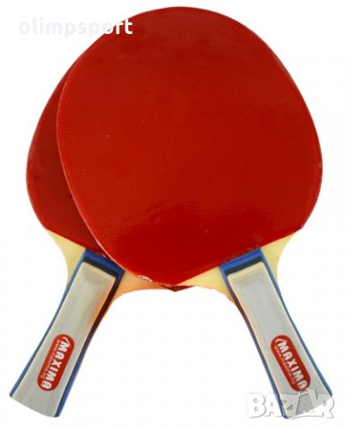 Хилки за тенис на маса комплект 2 броя в калъф MAX нови. Подходящи за деца, ученици, начинаещи