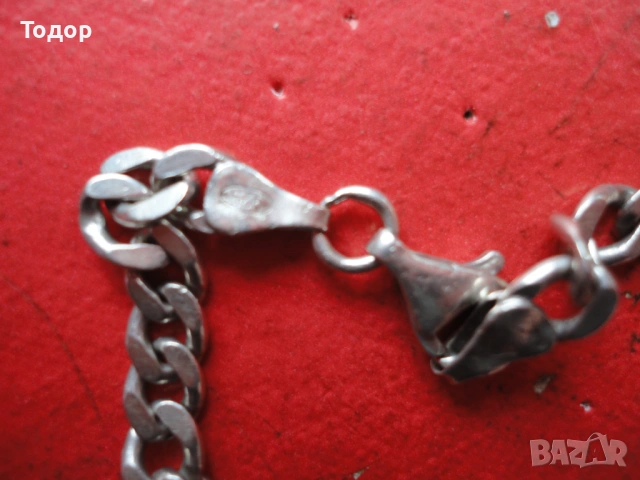 Страхотна сребърна гривна 1, снимка 8 - Гривни - 53060660