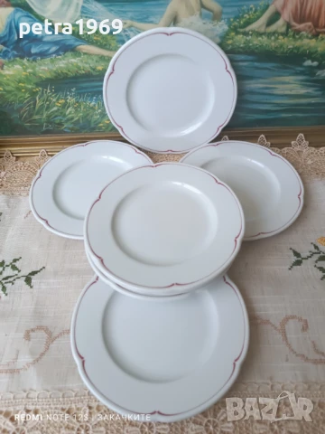 Порцеланови чинии на Bauscher Weiden, 7 бр.