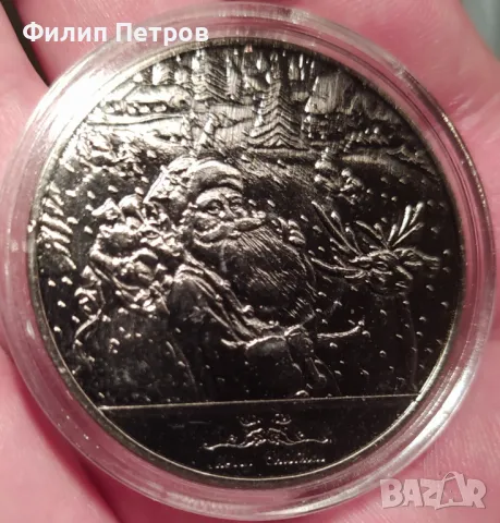 Коледно - новогодишен плакет в защитна капсула ., снимка 12 - Нумизматика и бонистика - 48410553