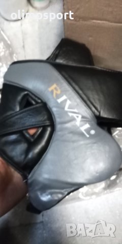 каска за бокс нова Ривал  естествена кожа с връзки и лепки размер м-л, снимка 4 - Бокс - 43604560