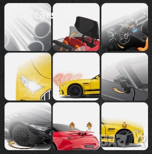 Метални колички: Mercedes-Benz SL 63 AMG, снимка 12 - Колекции - 50495799