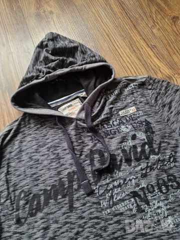 Страхотен мъжки суитчър блуза CAMP DAVID размер 3XL, снимка 4 - Суичъри - 52697662