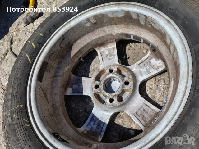 Алуминиеви джанти с зимни гуми, снимка 3 - Гуми и джанти - 50902060