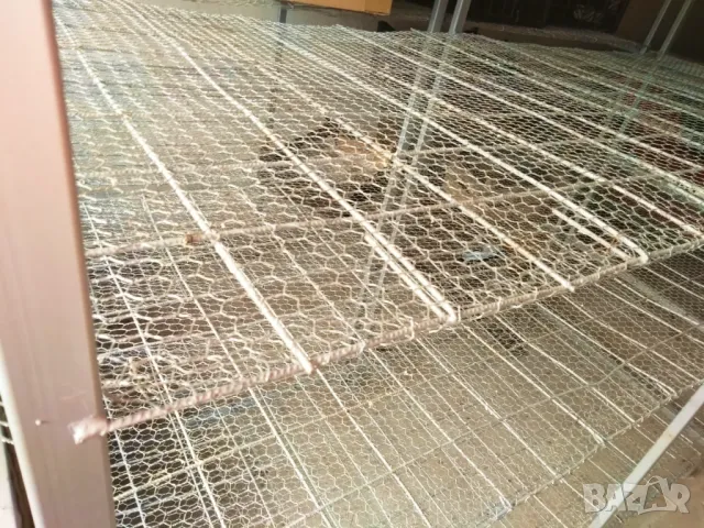 Намаление само три дни!!! Рафтове метални за сушене 2/1/1,75 м, снимка 3 - Стелажи и щандове - 34377571