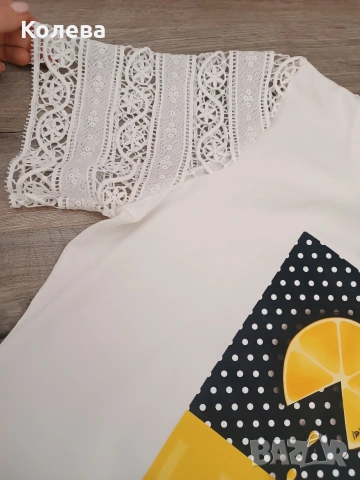 Блуза/тениска Lucy, снимка 6 - Тениски - 53240365