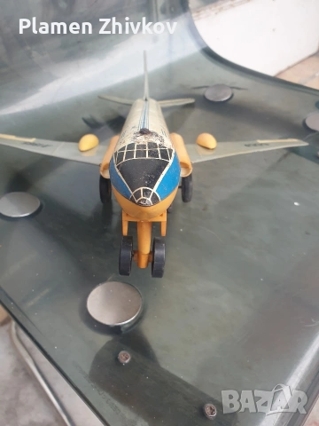 Стара метална механична играчка от 1965 г , снимка 11 - Колекции - 53122644