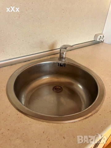 Кухня горен и долен шкаф+мивка+плот+смесител, снимка 6 - Шкафове - 52348346