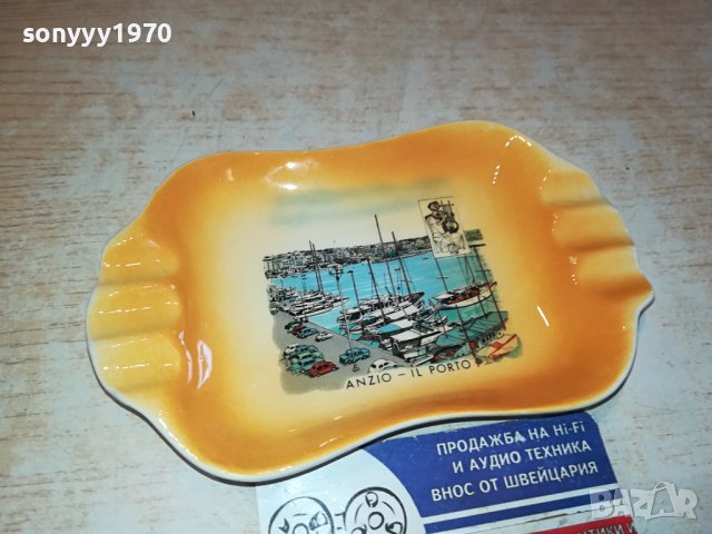 ПЕПЕЛНИК ОТ ИТАЛИЯ 15Х10СМ 3001241005, снимка 2 - Антикварни и старинни предмети - 44042513