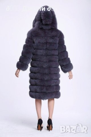 Палто с естествен косъм от чинчила, снимка 2 - Палта, манта - 43780571