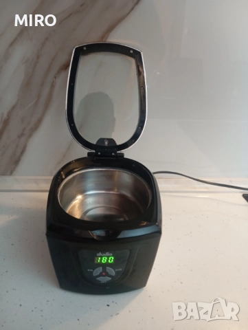 Ултразвуков уред за почистване на съдове с цифров дисплей GT-7810A, 750 мл, снимка 6 - Медицинска апаратура - 52501417