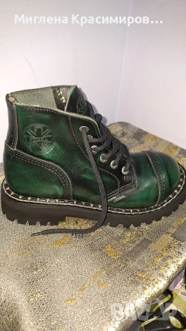 кубинки steel, снимка 5 - Дамски боти - 52843011